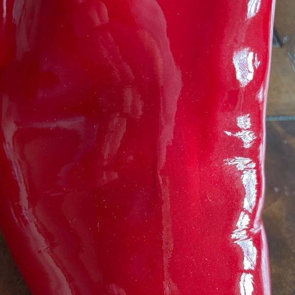 Via Spiga Red Patent Leather Kitten Heel Booties Size 7.5 NWOT - Picture 12 of 12